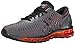 ASICS Men's Gel Quantum 360 Running Shoe, Carbon/Black/Orange, 9 M US