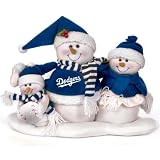 L.A. Dodgers Decorative Table Top Snowman Family Figurine
