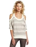 51Rb6cUAakL. SL160  LAmade Womens 3/4 Sleeve Cutout Top