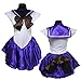Angelaicos Womens Color Block Bowknots Costume Dress