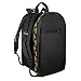 The Glo Bag SET - The Ultimate Gym Locker Organizer Backpack WITH Hanging Cosmetic Bag: Gold