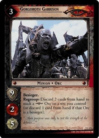Lord of the Rings TCG - Gorgoroth Garrison - The Return of the King