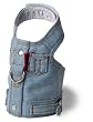 Doggles Dog Harness Jean Jacket