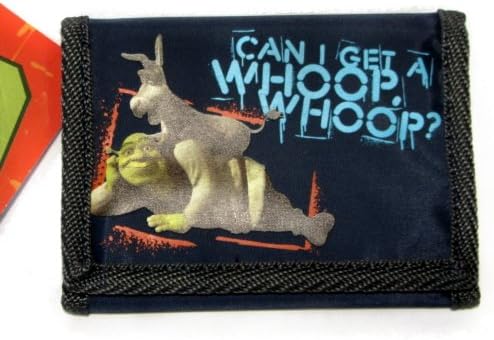 New Shrek the Movie Donkey Trifold Kids / Boys / Girls Wallet - Money wallet