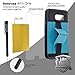 Samsung Galaxy S7 / G930 Case, INNOVAA Elastic Armor Card with Kickstand Case (Not Compatible with Samsung Galaxy S7 Edge / G935) W/ Free Screen Protector & Touch Screen Stylus Pen - Black