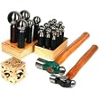 2 Sets Dapping Punches Block Hammer Metalsmith Tools