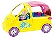 Polly Pocket - W6222 - Poup�e et Mini-Poup�e - Duo Cabriolet - Piscine