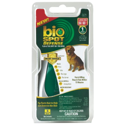 Huge save onpets smart grooming Bio Spot Defense Smart Shield Applicator Spot on Flea and Tick for Large Dogs, 1-Month