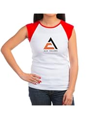Apparel: CafePress ALLIS-CHALMERS Womens Cap Sleeve T-Shirt - L Red/White - CafePress