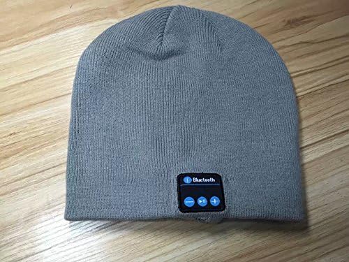 PANICTECH(TM)2015 New Bluetooth Warm Hat Women Men Cap Knitted Wireless Hands-freeHands-free Phone Call Answer Ears-free Music Speaker for Winter Running Sport CyclingCompatible With Apple iPhone iPad Samsung HTC Android Phones Smartphone iPhone 6 /6 Plus/5/5S/5C/4S, iPad Air 2/iPad 2 3 4/iPad Mini 3/iPad Mini 2/Samsung Galaxy S5/S4/S3/S2/Note 4/Note 3/Note 2, HTC (Light Gray)