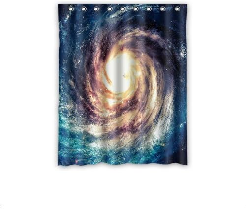 Creative Decorative Solar System Universe Galaxy Nebula Space Window Curtains Size 52" x 63" Inch - Blackout/Drape Window Window Curtains 1 Piece