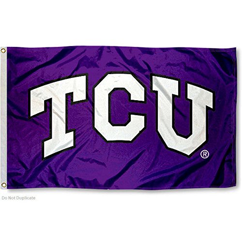 TCU Horned Frogs Large TCU Logo 3x5 College Flag