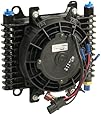 B&M 70298 Hi-Tek SuperCooler Oil Cooler with Fan