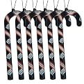 MLB Team Logo Candy Cane Ornaments