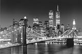1art1 40561 New York - Brooklyn Bridge Fototapete Poster-Tapete (175 x 115 cm)