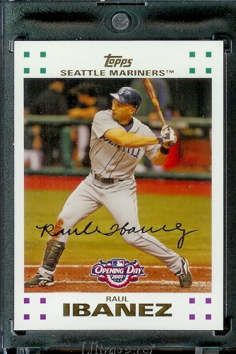 2007 Topps Opening Day #141 Raul Ibanez Seattle Mariners - Mint Condition - Shipped in Protective Display Case !
