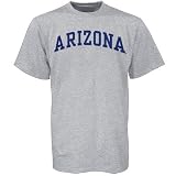 Arizona Wildcats Ash Vertical Arch T-shirt