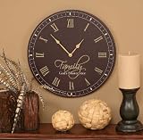 Family, God's Masterpiece Inspirational Wall Clock (17 inch)