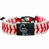 MLB Colorado Rockies Classic Baseball Bracelet