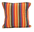 16 x 16 Handwoven Silao Striped Hammock Square Cotton Pillow