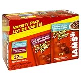 Iams Cat Select Bites 2-Flavor Fish Variety Pack, 24-Count, 3-Ounce (Pack of 2)