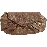 Lauren Merkin Diana Python-Print Clutch