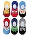 Boy's Pokemon Pikachu 5pk No Show Socks 6-8.5