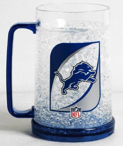 NFL Detroit Lions 16-Ounce Crystal Freezer Mug