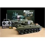 Airsoft RC Snow Leopard Battle Tank, Smoke by HobbyTron.com