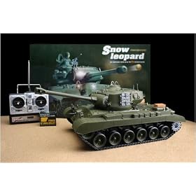 Airsoft RC Snow Leopard Battle Tank, Smoke from R/C Tanks