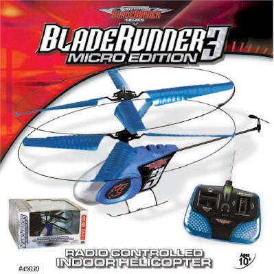 Childrens Toyshop  Toys : Bladerunner 3 Indoor Helicopter 3 Ch R/C 27Mhz