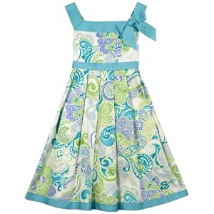 Sweet Heart Rose Girls 2-6x Cotton Sateen Dress