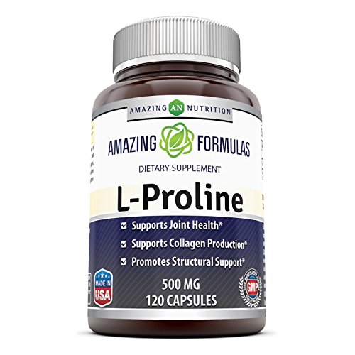 Amazing nutrition amazing formulas l-proline 500mg 120 …