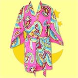 Tepper Jackson Kashmir Pink Kimono Robe