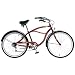 Pacific Shorewood Men's Cruiser Bike (26-Inch Wheels, Burgundy)