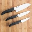Kyocera Revolution Series 5-1/2-Inch Santoku Knife, White