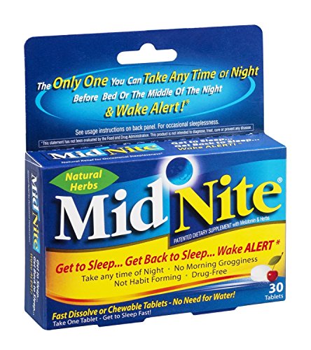 Meda Consumer Healthcare Midnite Sleep Aid, 30 Count (Pack of 2)