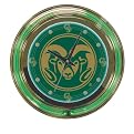 Colorado StateUniversity Neon Clock - 14"