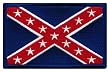 Confederate Blue Flag Embroidered Patch Iron-On Civil War Rebel Uniform Military Emblem