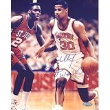 Steiner Sports NCAA Billy Owens Syracuse Dribble Up Court Autographed 8-by-10-Inch Photograph