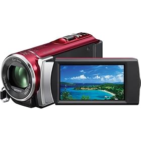 Sony HDR-CX210 High Definition Handycam Camcorder (Red)