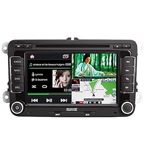 Cheap  Rupse For VW Volkswagen New BORA /PASSAT /JETTA /GOLF /Scirocco /Tiguan /Touran /Caddy /EOS /Rabbit /SKODA Octavia In-dash Car DVD GPS Navigation With dual-core/3Zone POP 3G/WIFI/20 Disc CDC/ DVD Recording/ Phonebook / Game