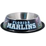 Florida Marlins Stainless Steel Dog Bowl