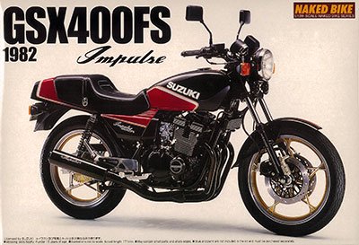 1/12 SUZUKI GSX400FS Impulse (Model Car) Aoshima Naked Bike|No.65-image