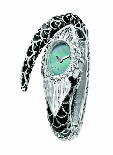 Roberto Cavalli Damen-Armbanduhr Snake Flower R7253112515 Preisvergleich