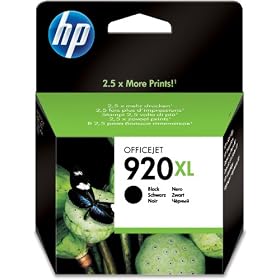 Hewlett Packard [HP] No. 920XL Inkjet Cartridge Page Life 1200pp Black Ref CD975AE#BGX