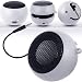 Impexo White Super Sound Rechargeable Mini Pocket Size Porta