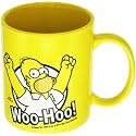 Homer Simpson "Woo-Hoo!" Yellow Coffee Mug