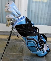 Womens Complete Golf Club Set Ladies Driver, Fairway Wood, Hybrid, Irons, Putter & Carry Bag Deluxe Lady Golf Set