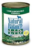 Natural Balance Limited Ingredient Diets, Lamb and Brown Rice Formula, Canned Dog Food, 13-Ounce, Pack of 12